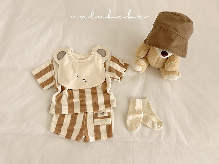 Valu Bebe - Korean Baby Fashion - #babyootd - Vertical Terry Pants - 4