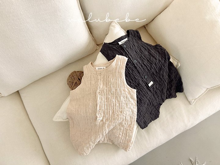Valu Bebe - Korean Baby Fashion - #babyoutfit - Dimple Cotton Suit