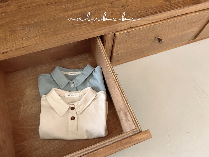 Valu Bebe - Korean Baby Fashion - #babyoutfit - Tommy Collar Tee - 7