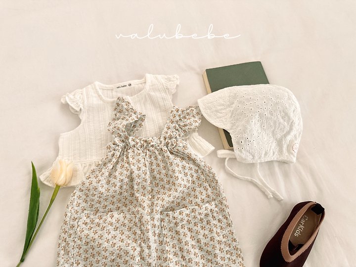 Valu Bebe - Korean Baby Fashion - #babyoutfit - Frill Wing Suspender Suit - 10