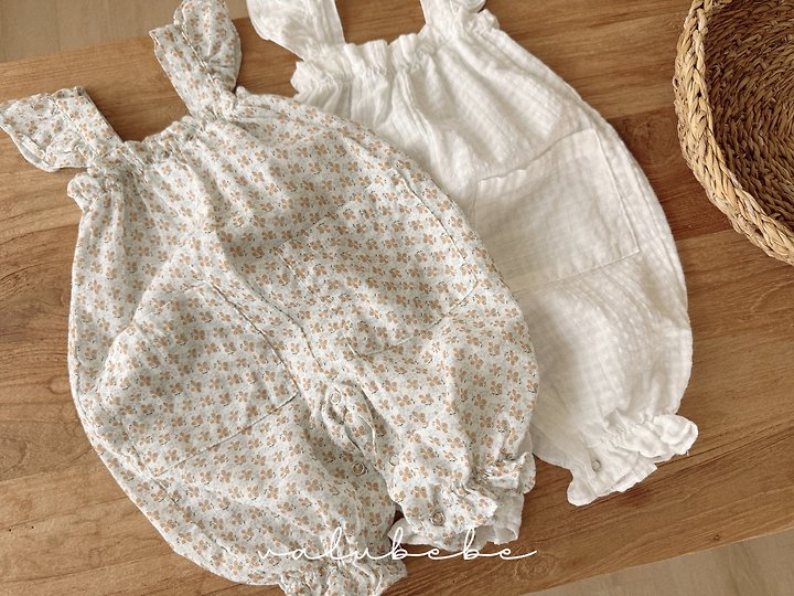 Valu Bebe - Korean Baby Fashion - #babyoutfit - Frill Wing Suspender Suit - 9
