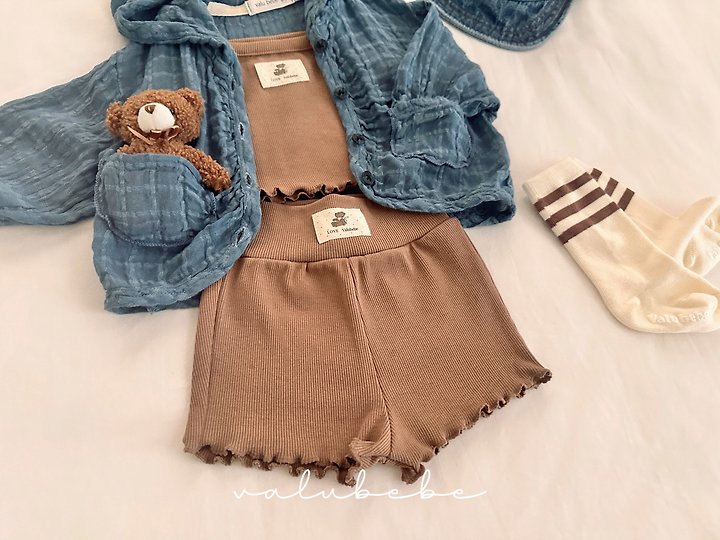 Valu Bebe - Korean Baby Fashion - #babyoutfit - Bold Curly Shorts - 4