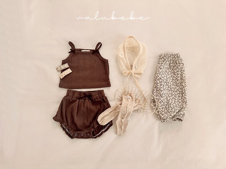 Valu Bebe - Korean Baby Fashion - #babyootd - Lumi Eyelet Bloomer - 4