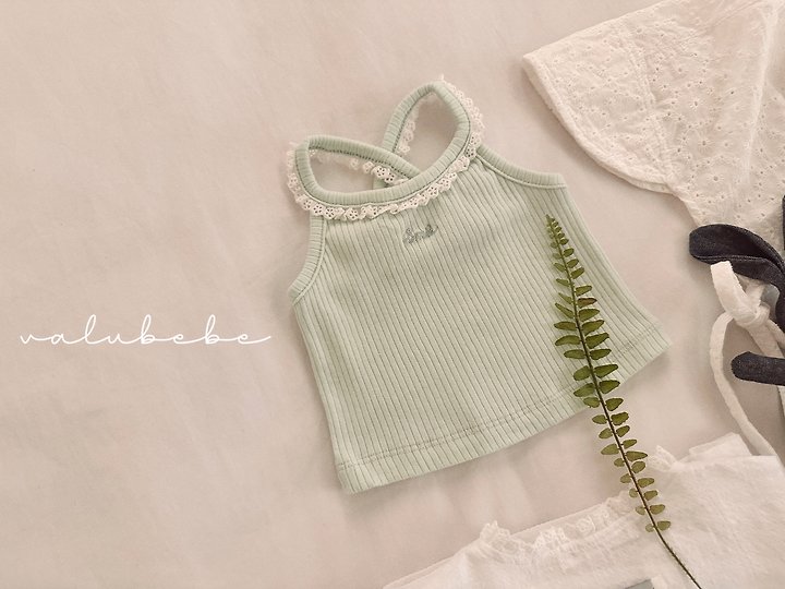 Valu Bebe - Korean Baby Fashion - #babyoutfit - Cucumber Lace Top - 5