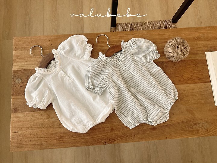 Valu Bebe - Korean Baby Fashion - #babywear - Lavi Frill Puff Suit
