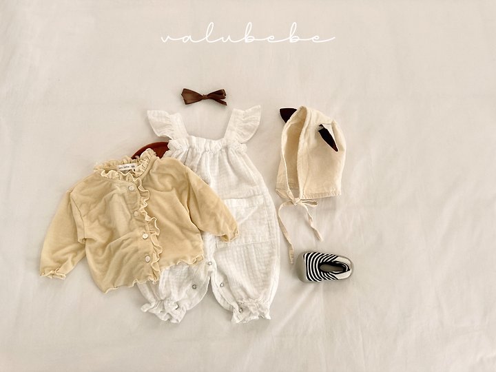 Valu Bebe - Korean Baby Fashion - #babywear - Frill Wing Suspender Suit - 11