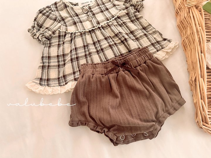 Valu Bebe - Korean Baby Fashion - #babywear - Lumi Eyelet Bloomer - 6