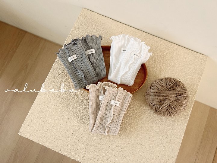Valu Bebe - Korean Baby Fashion - #babywear - Eyelet Rolled Socks