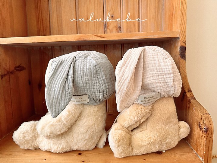 Valu Bebe - Korean Baby Fashion - #onlinebabyboutique - Rabbit Color Block Bonnet Hat - 8