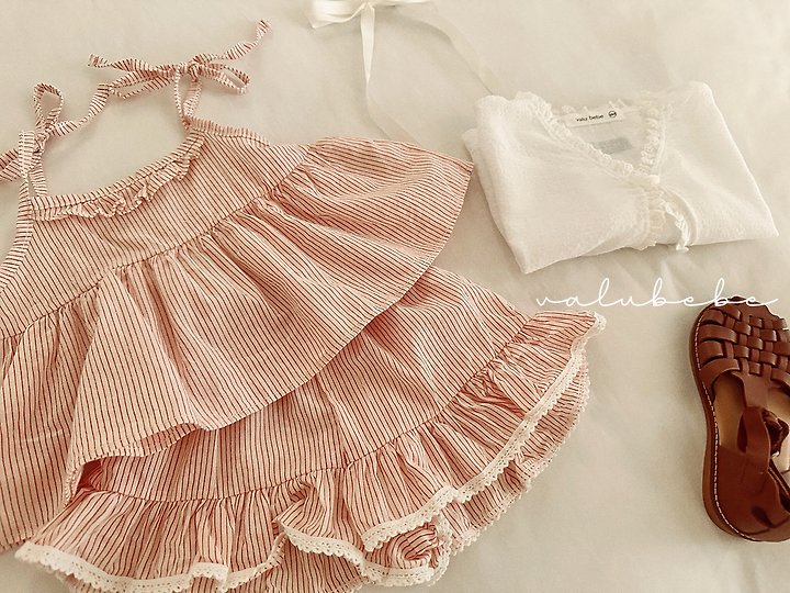 Valu Bebe - Korean Baby Fashion - #onlinebabyboutique - Elle Frill Pants - 11