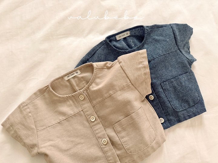 Valu Bebe - Korean Baby Fashion - #onlinebabyboutique - Henry Round Shirt - 9