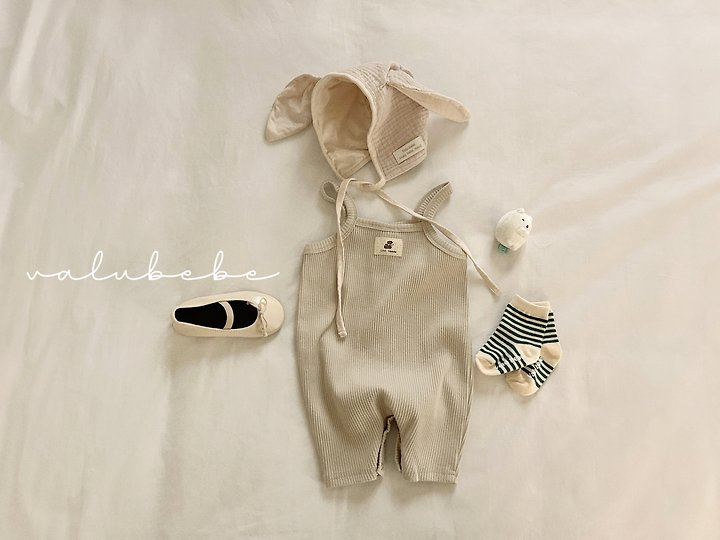 Valu Bebe - Korean Baby Fashion - #onlinebabyboutique - Madeleine Ribbed Suit - 11