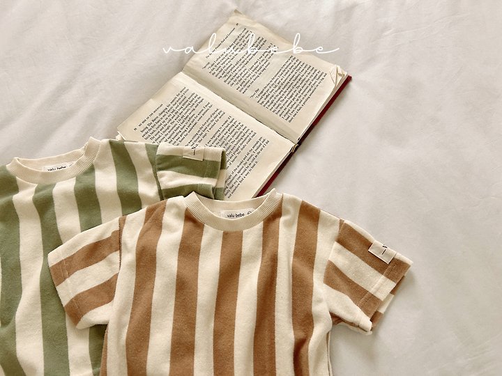 Valu Bebe - Korean Baby Fashion - #onlinebabyboutique - Vertical Terry Tee - 8