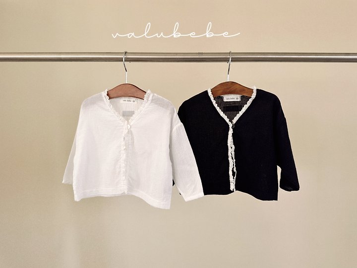 Valu Bebe - Korean Baby Fashion - #babywear - Embossed Lace Cardigan - 4