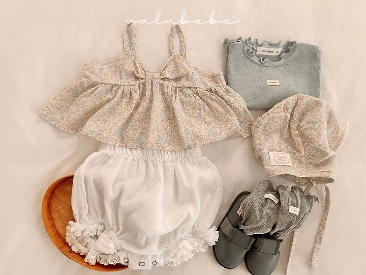 Valu Bebe - Korean Baby Fashion - #onlinebabyboutique - Embossed Lace Bloomer - 3