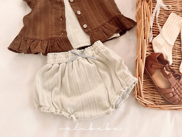 Valu Bebe - Korean Baby Fashion - #onlinebabyboutique - Lumi Eyelet Bloomer - 7