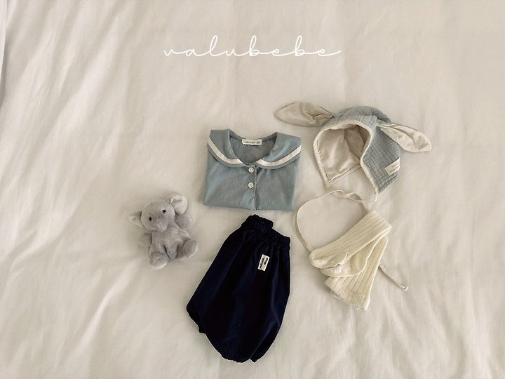 Valu Bebe - Korean Baby Fashion - #onlinebabyboutique - Sailor Button Blouse - 11