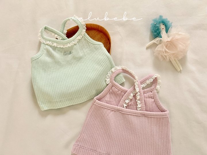 Valu Bebe - Korean Baby Fashion - #onlinebabyboutique - Cucumber Lace Top - 7
