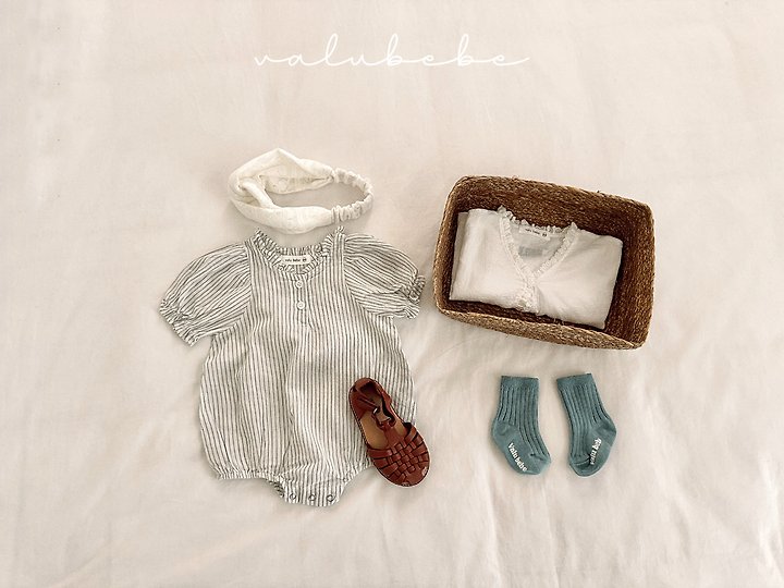 Valu Bebe - Korean Baby Fashion - #onlinebabyshop - Lavi Frill Puff Suit - 3