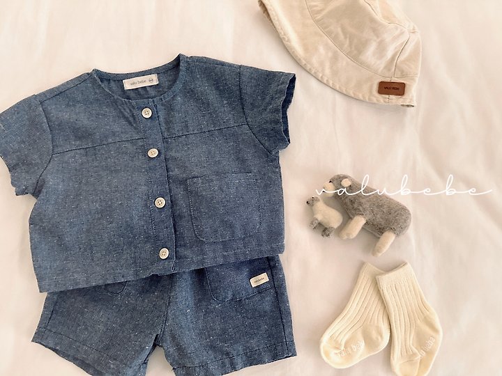 Valu Bebe - Korean Baby Fashion - #onlinebabyshop - Henry Round Shirt - 10