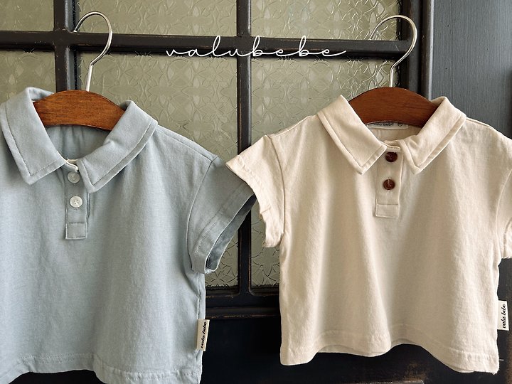 Valu Bebe - Korean Baby Fashion - #onlinebabyshop - Tommy Collar Tee - 11