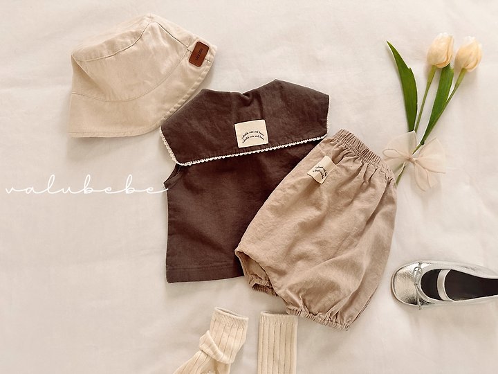 Valu Bebe - Korean Baby Fashion - #smilingbaby - Big Collar Blouse - 5