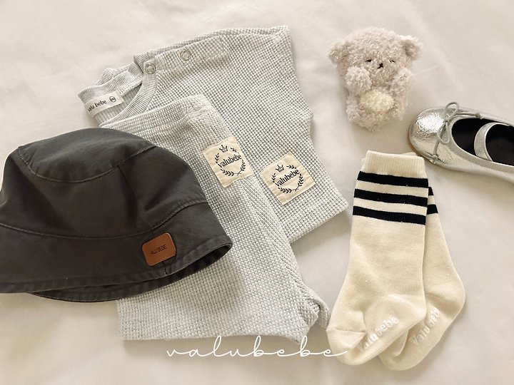 Valu Bebe - Korean Baby Fashion - #smilingbaby - Basic Line Socks - 12