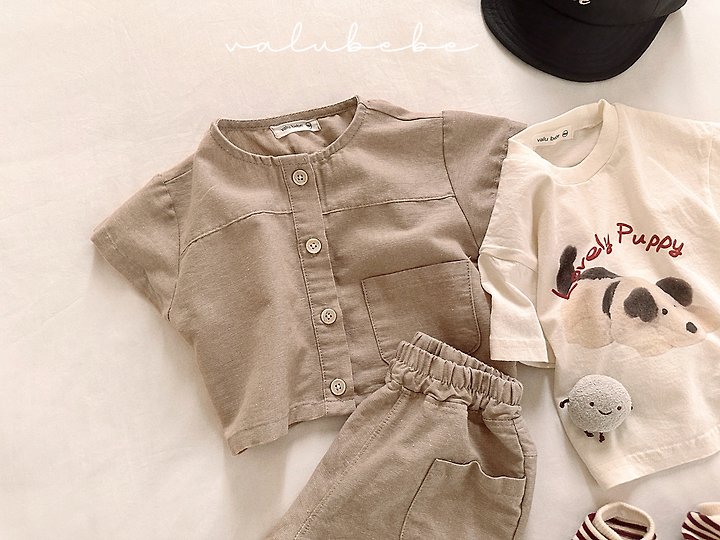 Valu Bebe - Korean Baby Fashion - #smilingbaby - Henry Round Shirt - 11