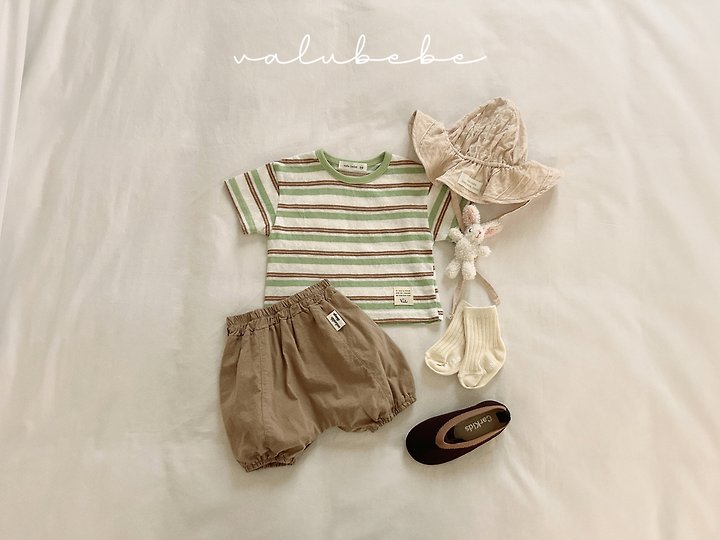Valu Bebe - Korean Baby Fashion - #onlinebabyshop - Breeze Stripe Tee - 4