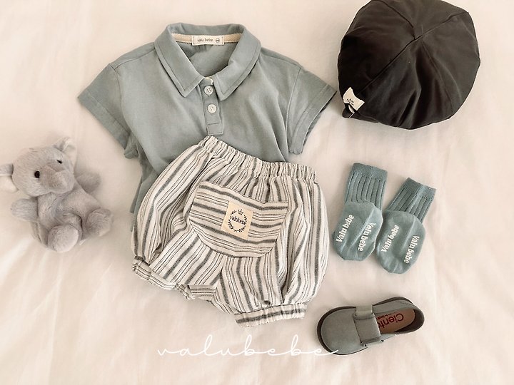 Valu Bebe - Korean Baby Fashion - #smilingbaby - Tommy Collar Tee - 12