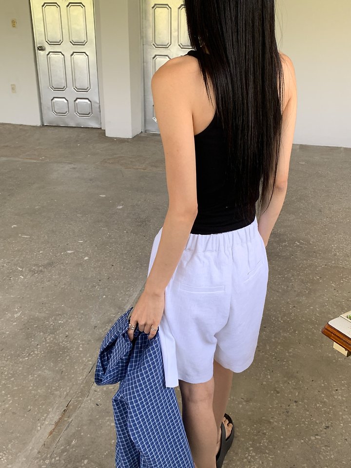 Vive L - Korean Women Fashion - #momslook - Waffle Strap Sleeveless Top - 11