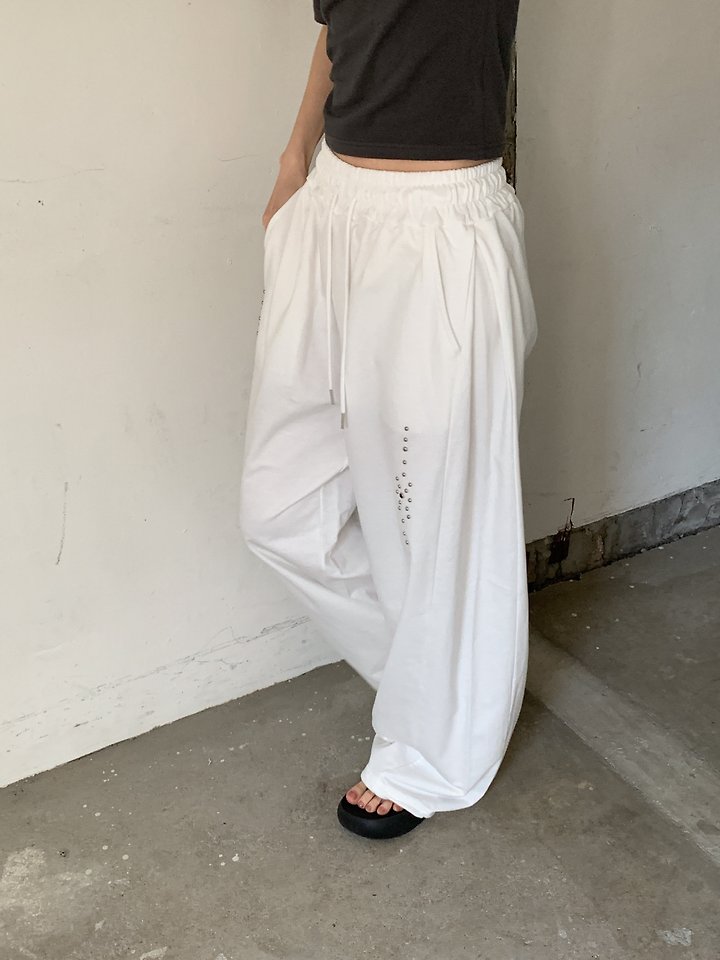 Vive L - Korean Women Fashion - #momslook - Milk Stud Pants - 10