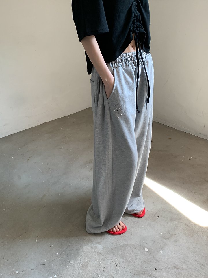Vive L - Korean Women Fashion - #momslook - Milk Stud Pants - 8