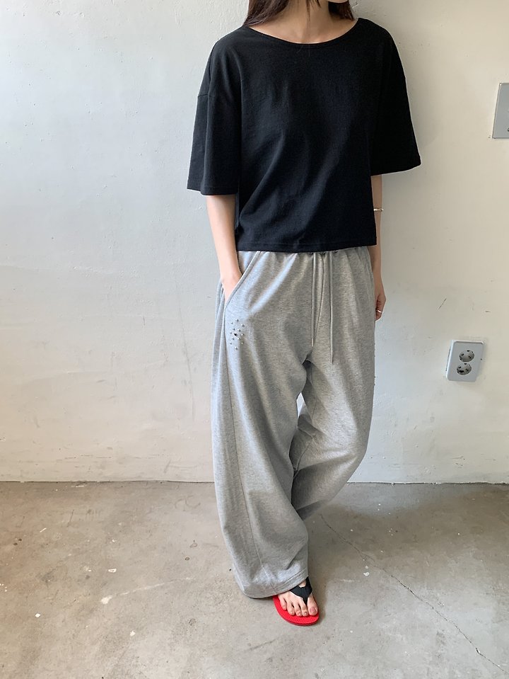 Vive L - Korean Women Fashion - #momslook - Back Tunnel Tee - 12