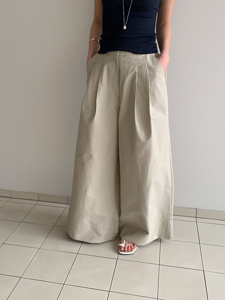 Vive L - Korean Women Fashion - #momslook - Alo Wide Pants - 11