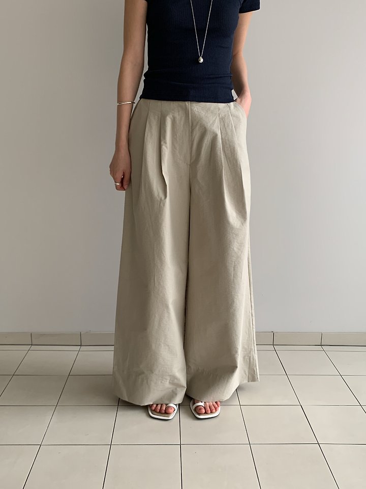 Vive L - Korean Women Fashion - #momslook - Alo Wide Pants - 9