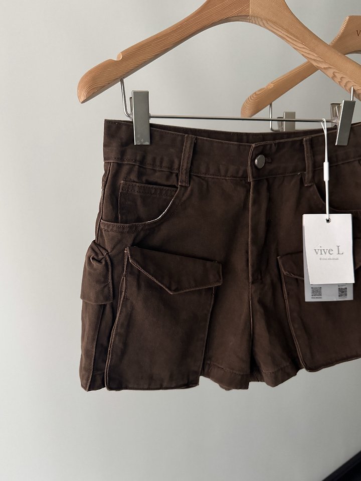 Vive L - Korean Women Fashion - #momslook - Cargo Short Pants - 2
