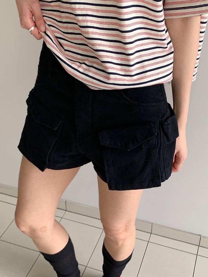 Vive L - Korean Women Fashion - #womensfashion - Cargo Short Pants - 4