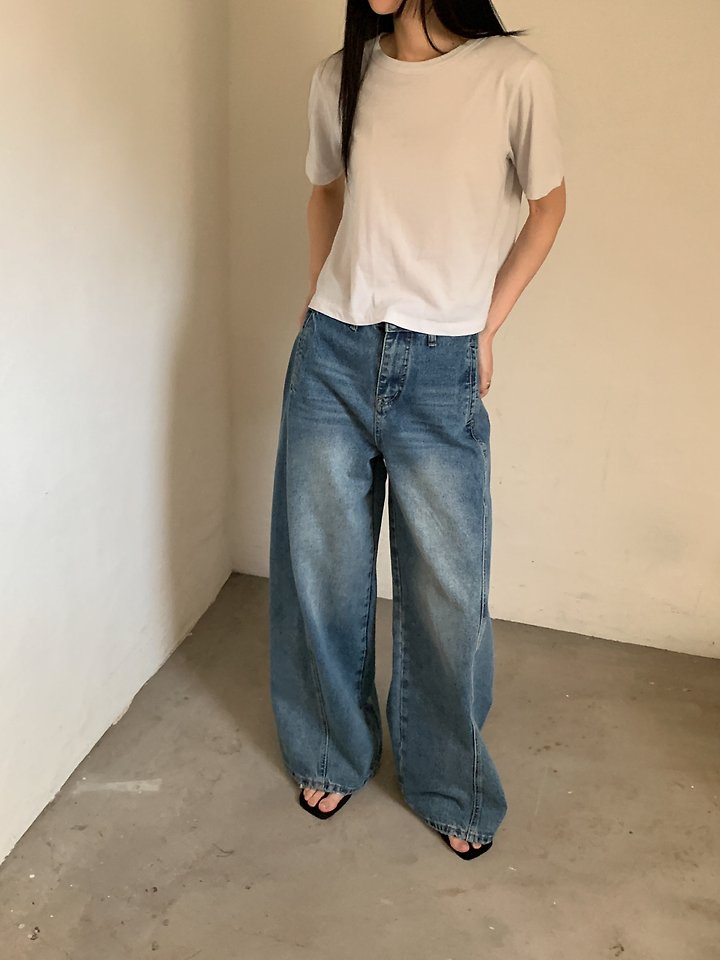 Vive L - Korean Women Fashion - #momslook - Perma Crop Tee - 8