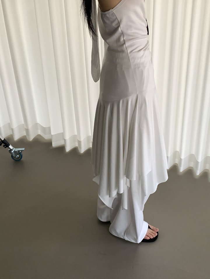 Vive L - Korean Women Fashion - #momslook - Halter Shirring One-piece - 9