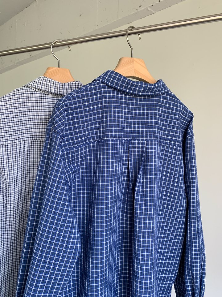 Vive L - Korean Women Fashion - #shopsmall - Salty Check Shirt - 4