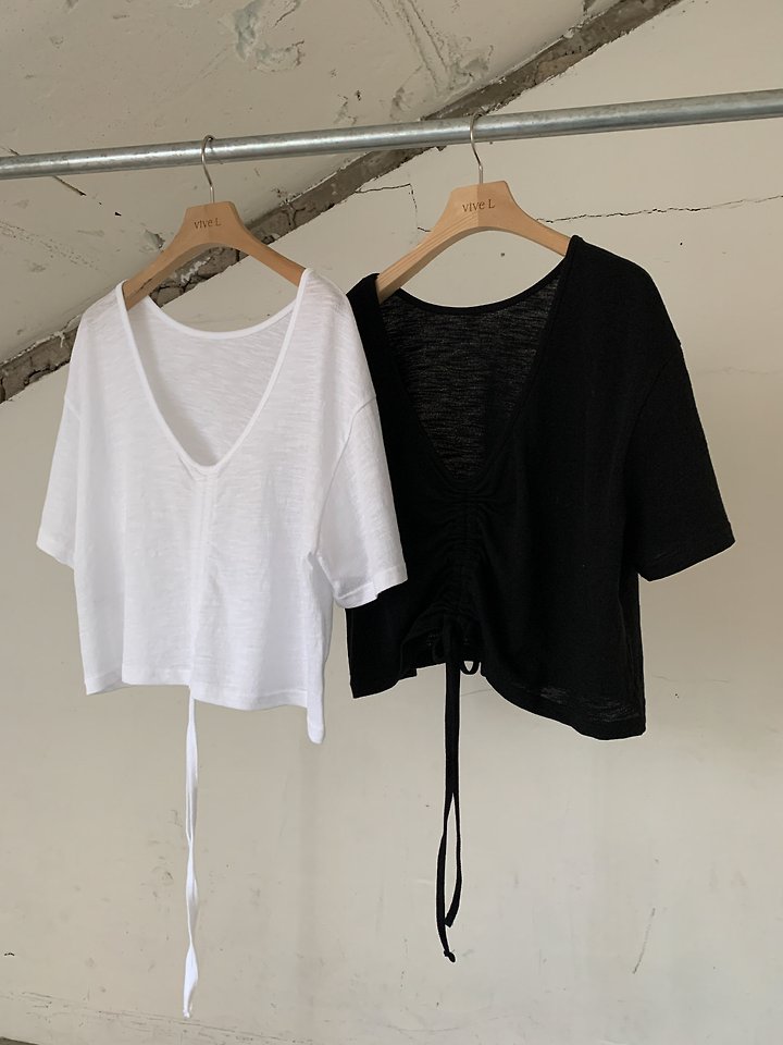 Vive L - Korean Women Fashion - #thelittlethings - Back Tunnel Tee