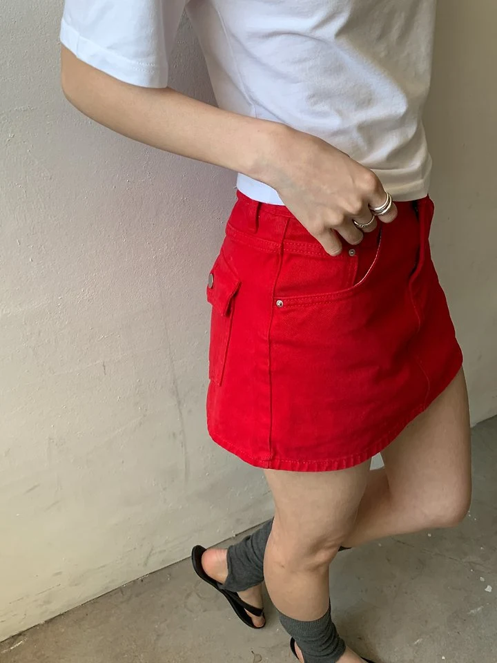 Vive L - Korean Women Fashion - #womensfashion - Mini Pants Skirt - 6