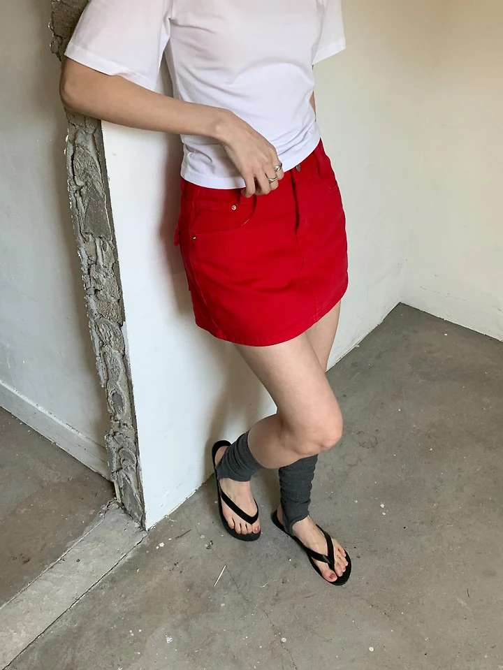 Vive L - Korean Women Fashion - #womensfashion - Mini Pants Skirt - 8