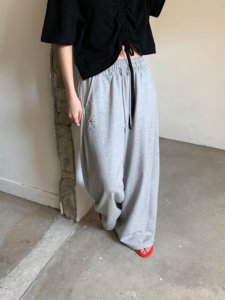Vive L - Korean Women Fashion - #womensfashion - Milk Stud Pants - 7