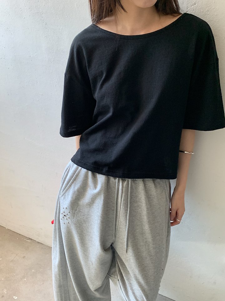 Vive L - Korean Women Fashion - #womensfashion - Back Tunnel Tee - 11
