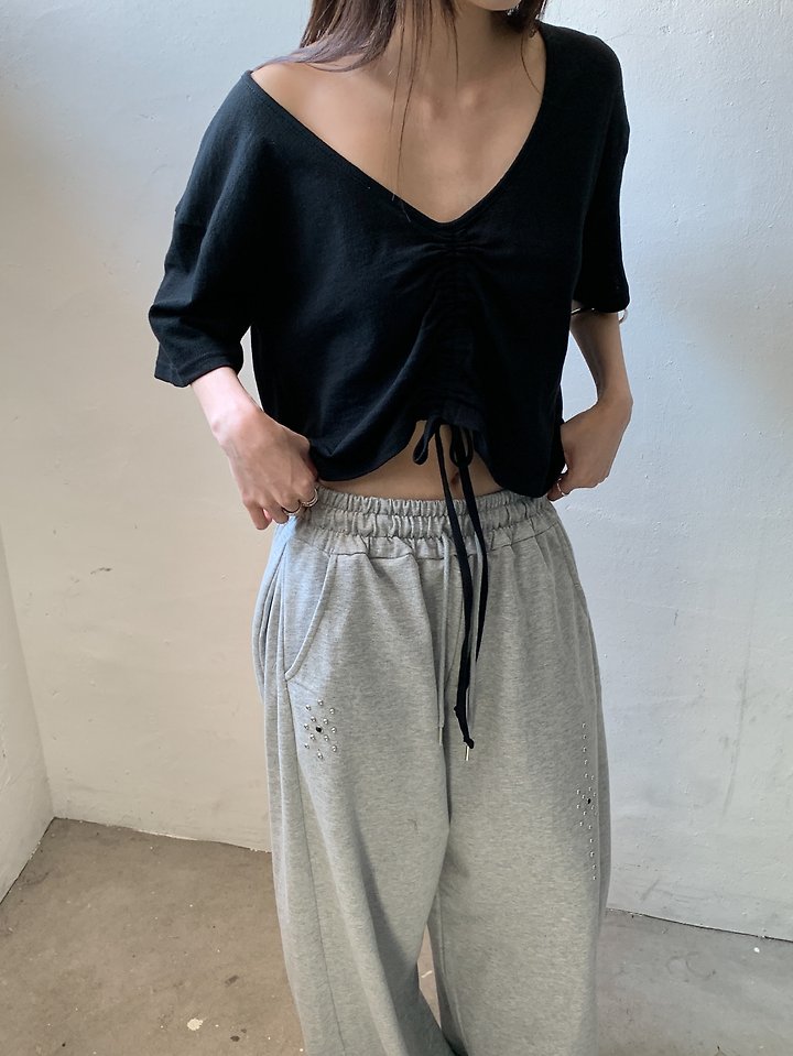 Vive L - Korean Women Fashion - #womensfashion - Back Tunnel Tee - 9