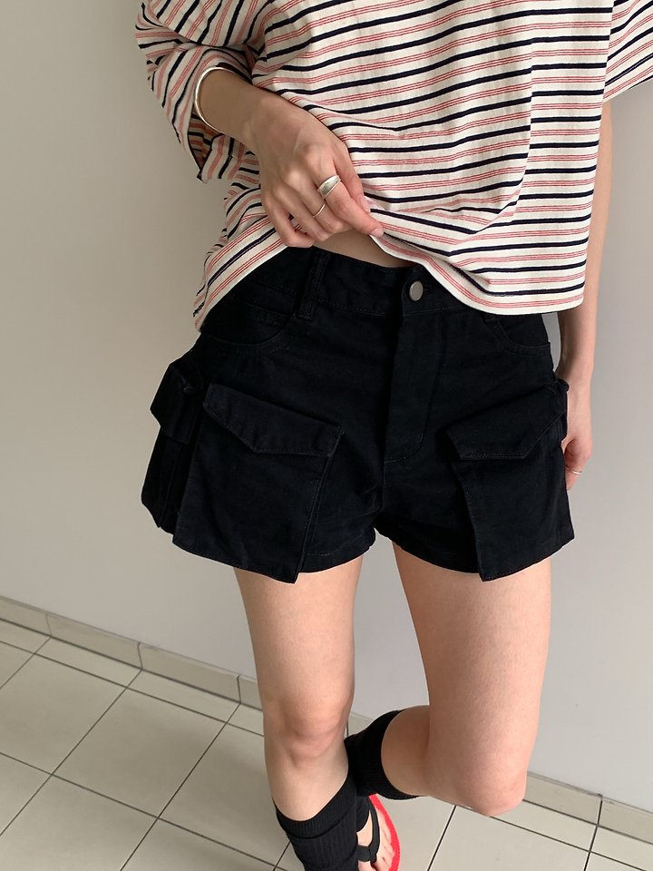 Vive L - Korean Women Fashion - #womensfashion - Cargo Short Pants - 3