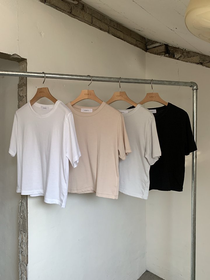 Vive L - Korean Women Fashion - #womensfashion - Perma Crop Tee