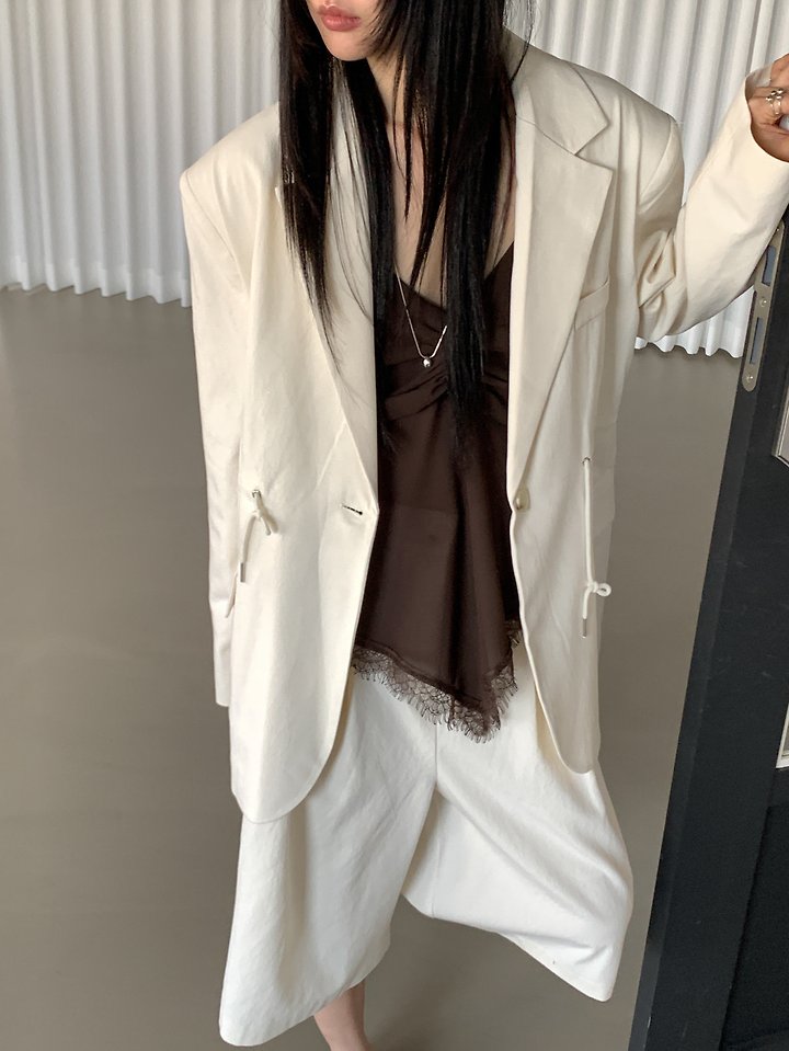 Vive L - Korean Women Fashion - #womensfashion - Natural Bermuda Pants